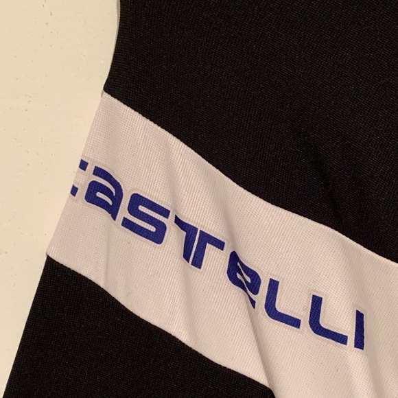 🚴 CASTELLI SMALL LOGO BLUE CYCLING LONG SLEEVE SWEATER JERSEY 🚴 - Picture 7 of 7